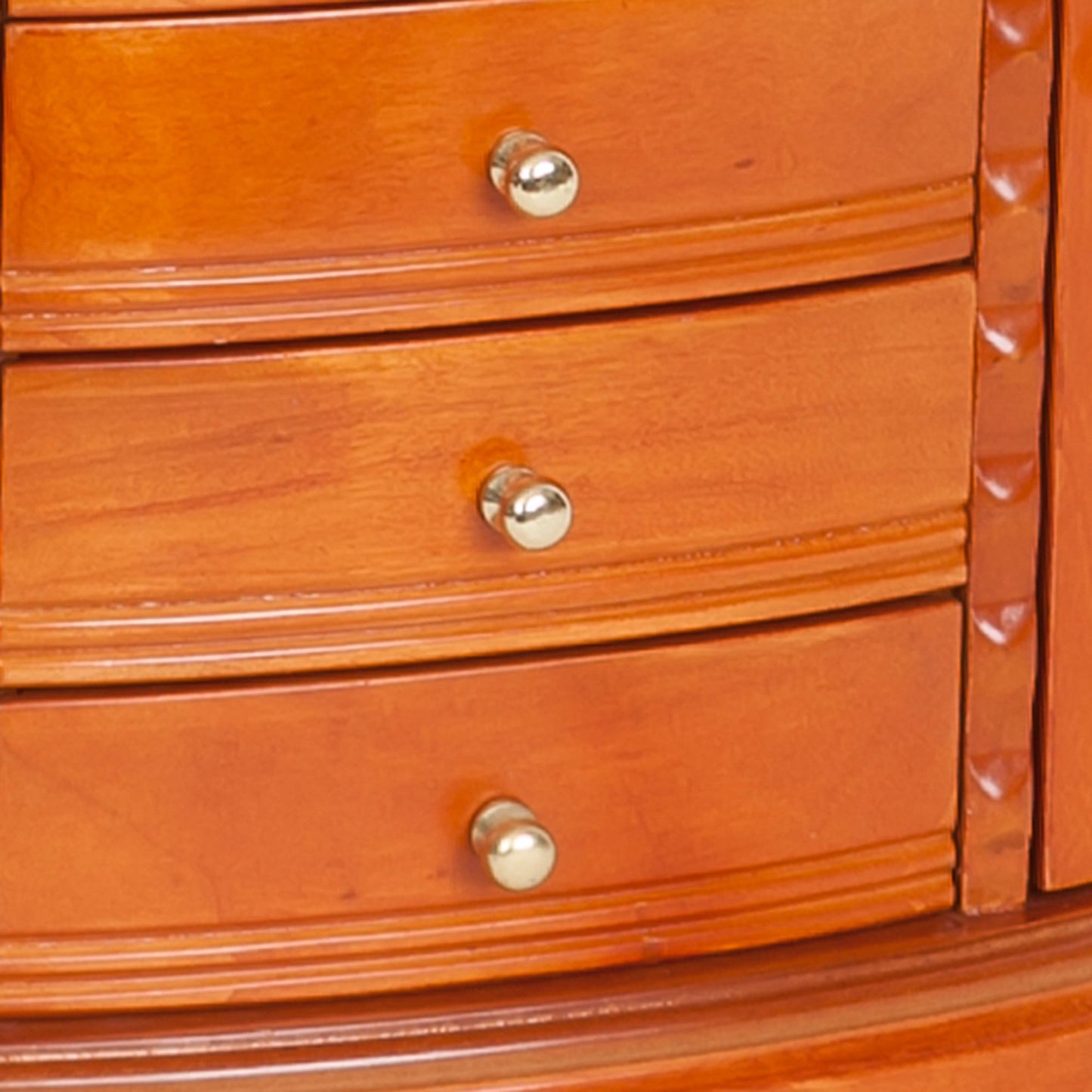 Mele & Co. Trinity Jewelry Box, Walnut