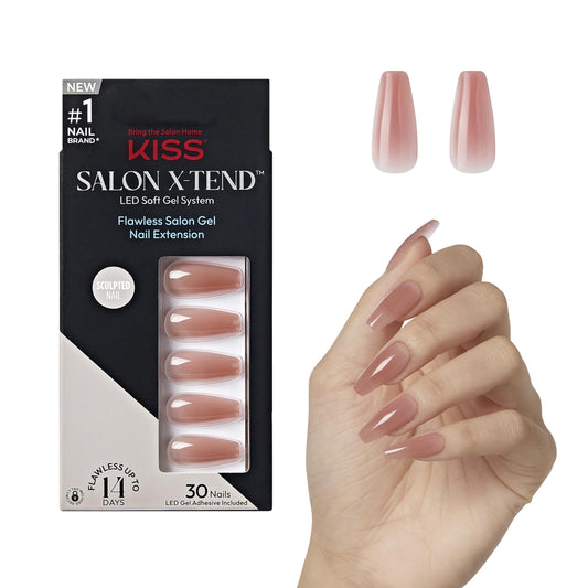 KISS Salon X-tend, Press-On Nails, Nail glue included