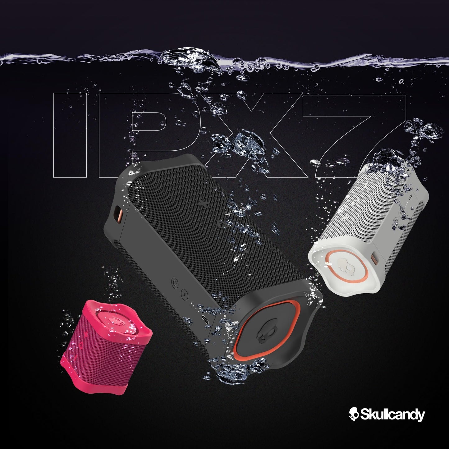 Skullcandy Terrain Outdoor Battery Powered Freestanding Bluetooth, Usb, Wireless speakers