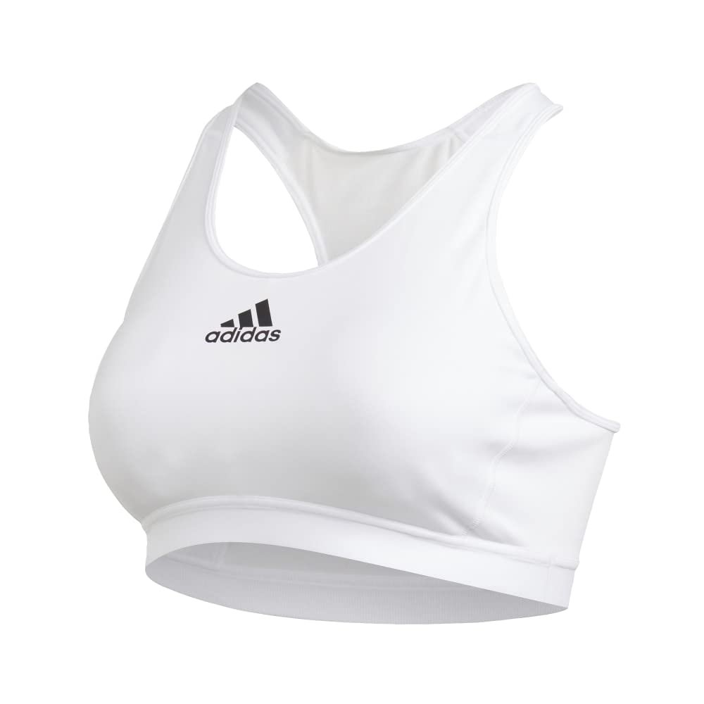 adidas Women's Medium Suppor Racer Back Don't Rest Alphaskin Padded Bra W/ Removable Pads