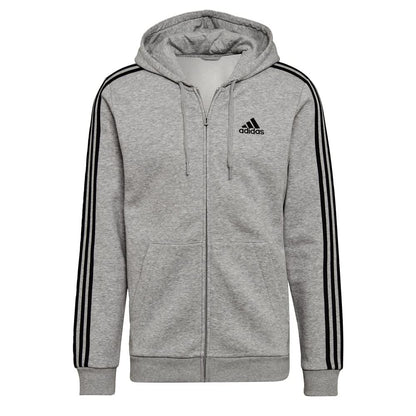 adidas Men's Essentials Fleece 3-Stripes Full-Zip