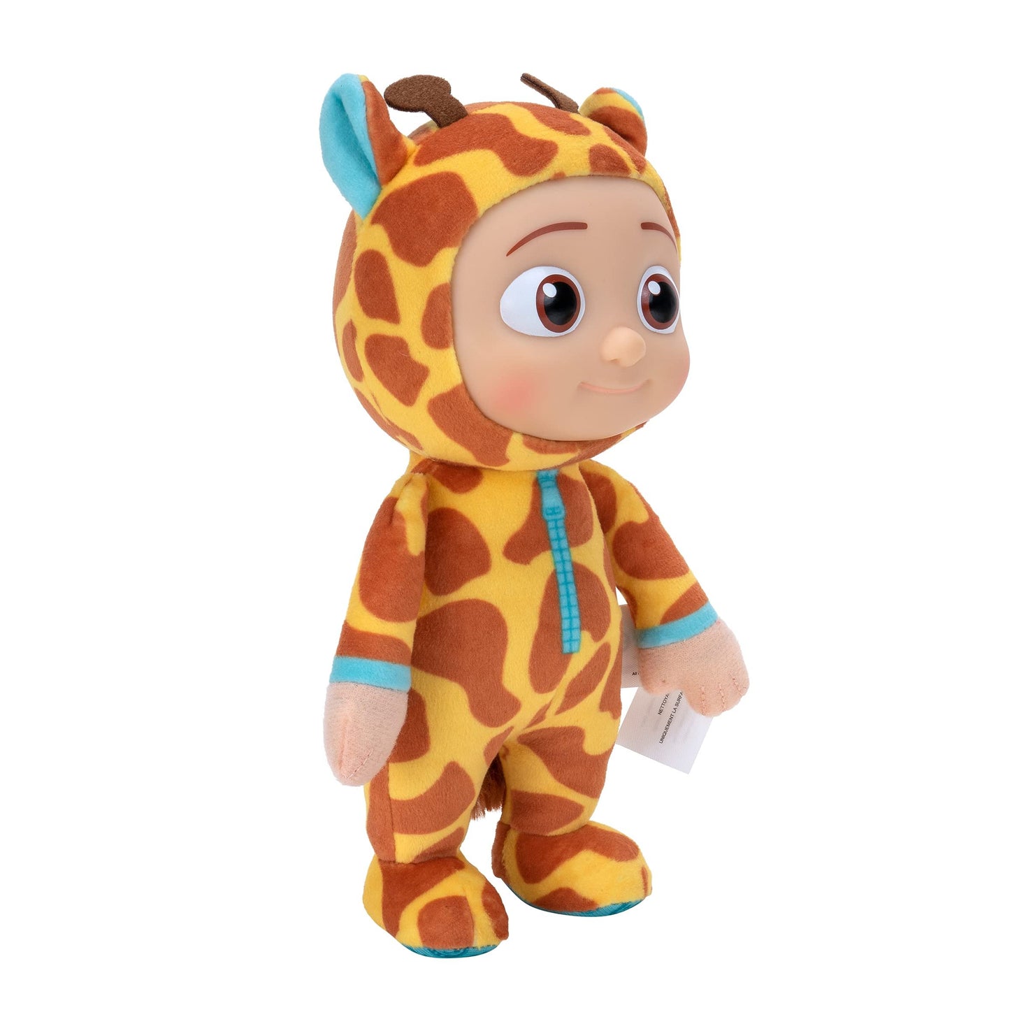 CoComelon WT0070 20cm Little Plush JJ Giraffe, Multicolour