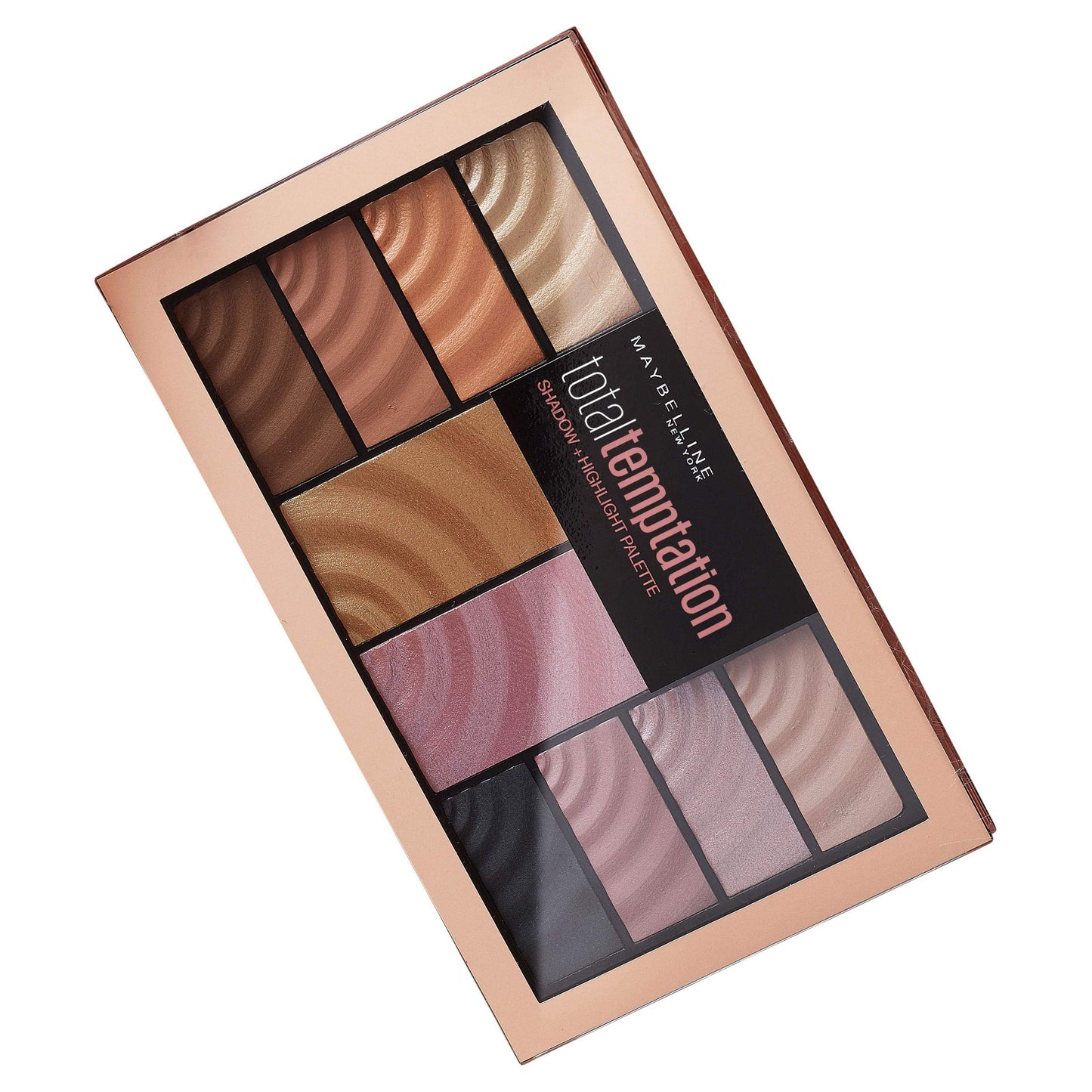 Maybelline Total Temptation Eyeshadow + Highlight Palette, 0.42 oz.