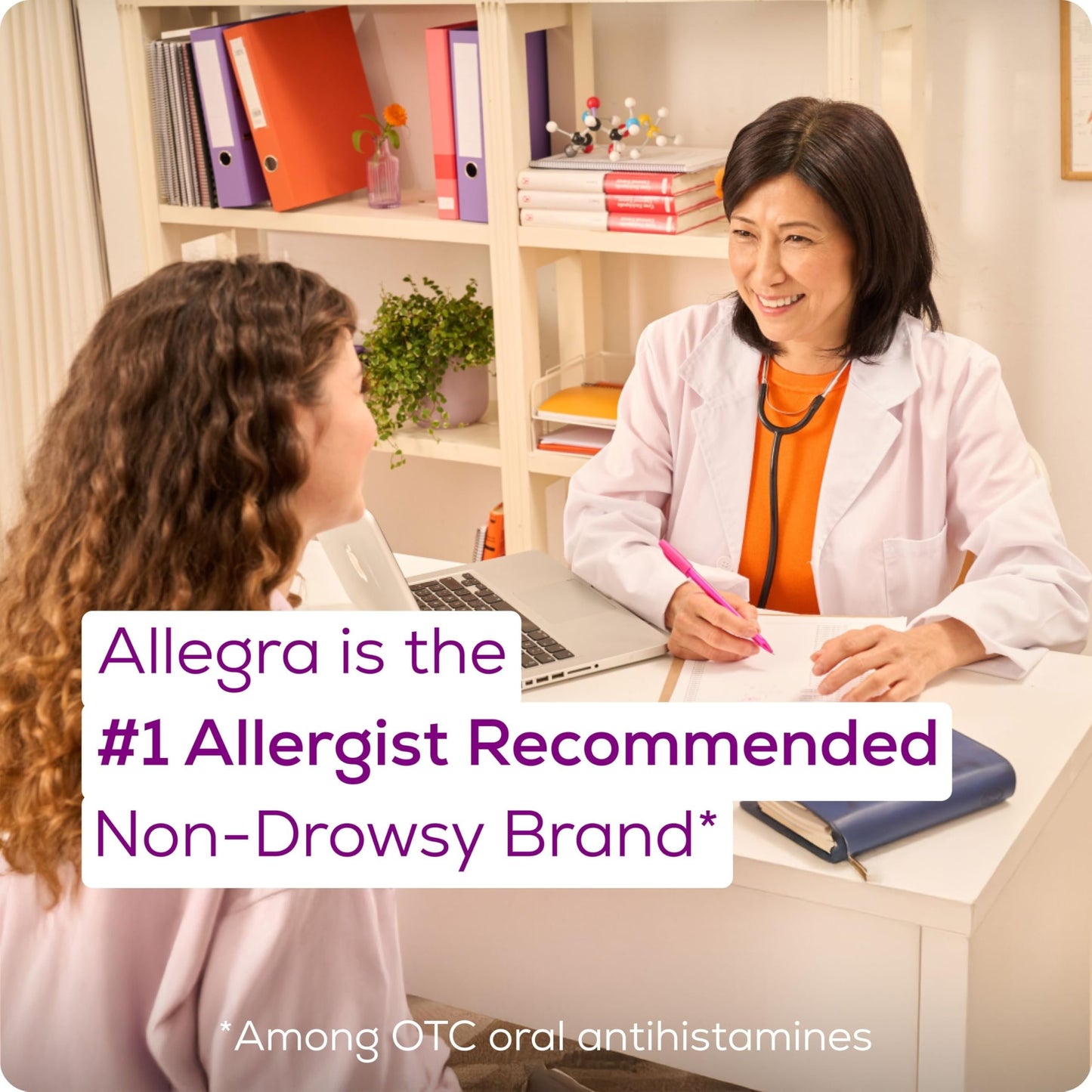 Allegra Adult Non-Drowsy Antihistamine Tablets for 12-Hour Allergy Relief, 60 mg, 24 Count