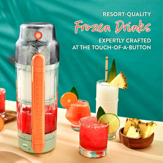 Margaritaville Maui Portable Frozen Drink Machine and Blender Ideal for Resort-Quality Shaved Ice Drinks and Smoothies