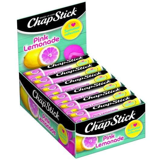 ChapStick Summer Collection Pink Lemonade, 0.15 oz (Pack of 12)