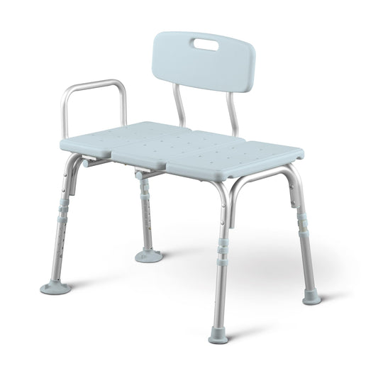 Medline Tub Transfer Bench, Shower Chair for Seniors is Adjustable