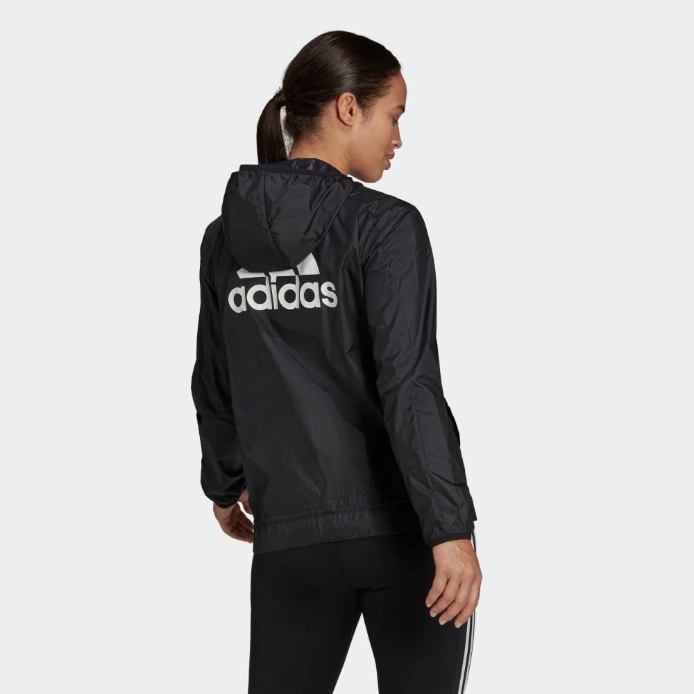 adidas Women's Logo Running Windbreaker