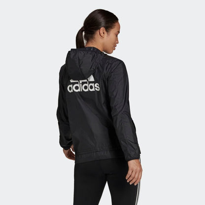 adidas Women's Logo Running Windbreaker