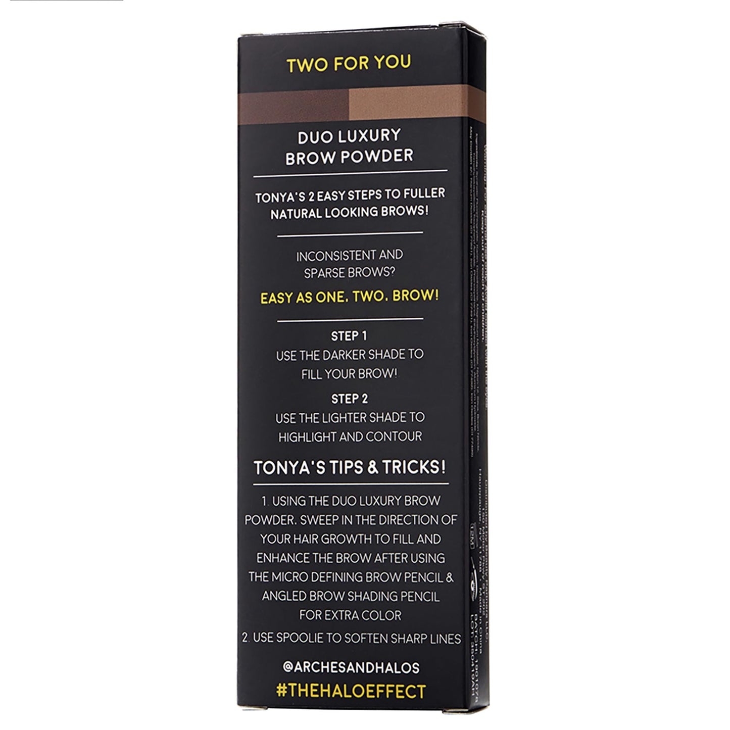 Arches & Halos Duo Luxury Brow Powder