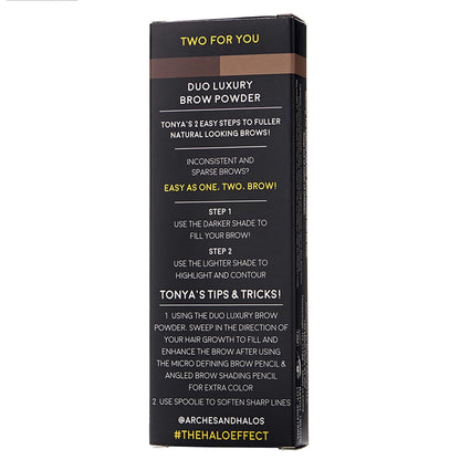 Arches & Halos Duo Luxury Brow Powder