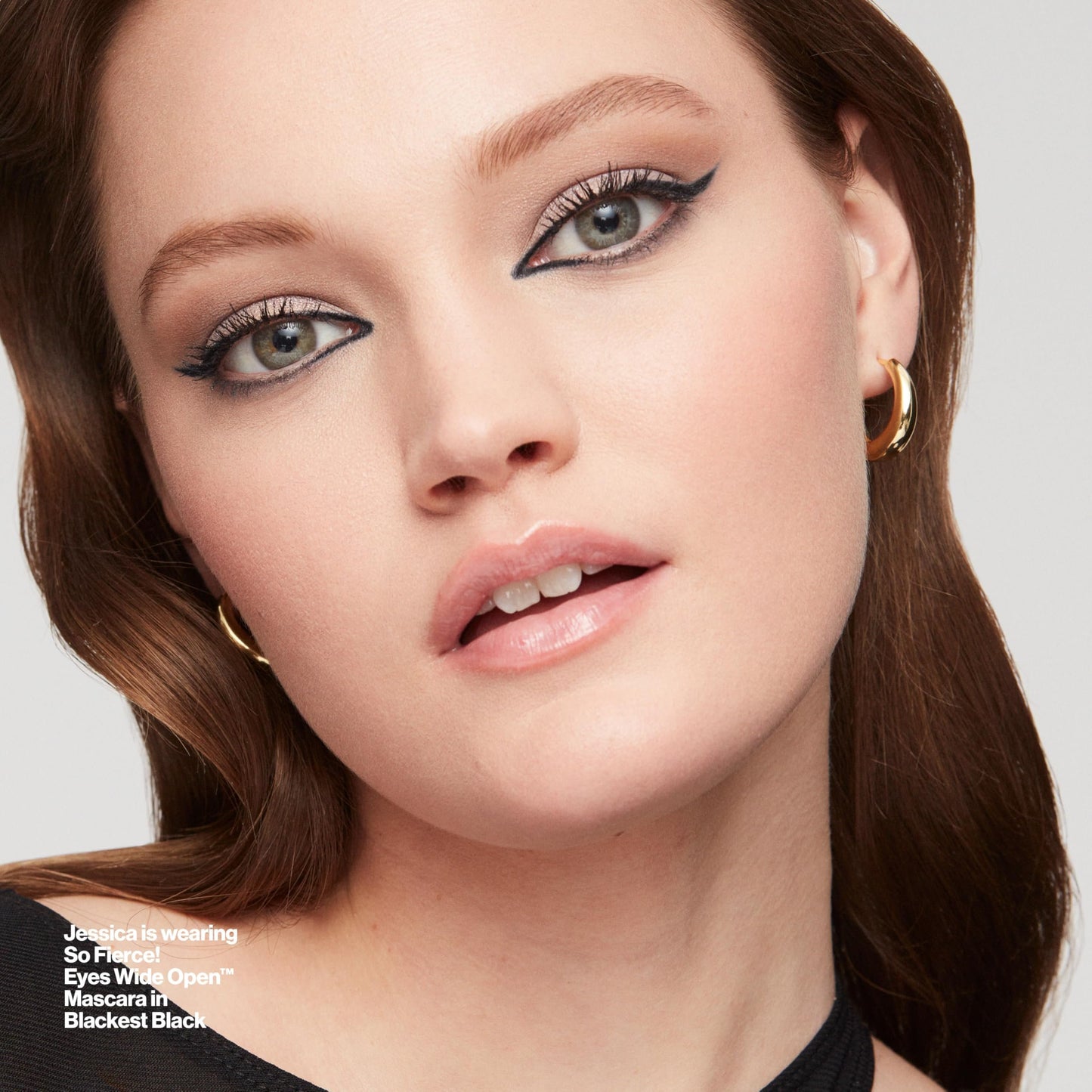 Revlon So Fierce Eyes Wide Open Mascara with Push-up Brush, For Volumizing & High Lifting Eyelashes, Smudge-proof, Flake Resistant, 101 Blackest Black, 0.24 fl oz