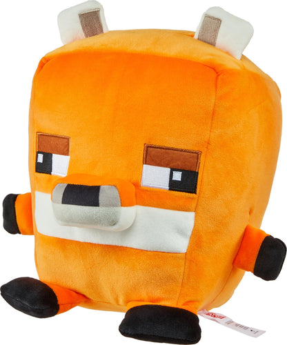 Mattel Minecraft Cuutopia Tamed Wolf Plush, 10-inch Soft Rounded Pillow Doll, Video Game-Inspired Collectible Toy