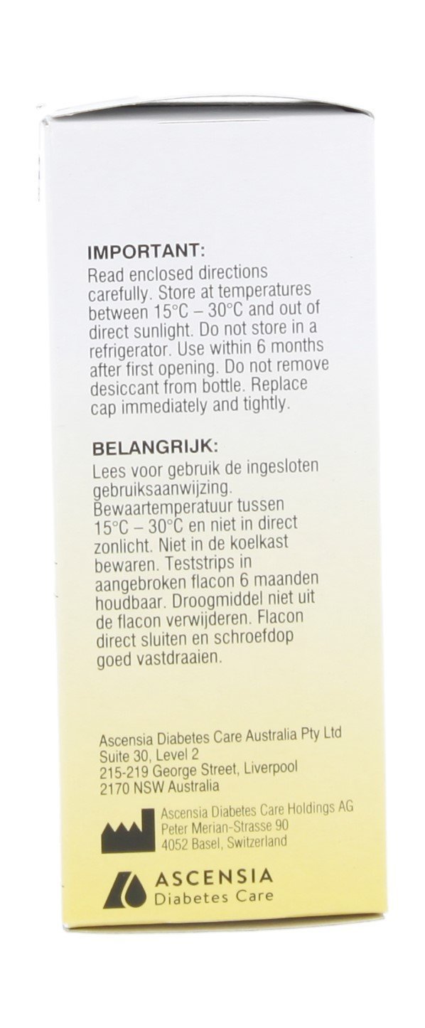 Ketostix Reagent Strips for Urinalysis, Measure Ketone Levels, 50-Count Box