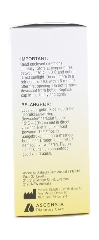 Ketostix Reagent Strips for Urinalysis, Measure Ketone Levels, 50-Count Box