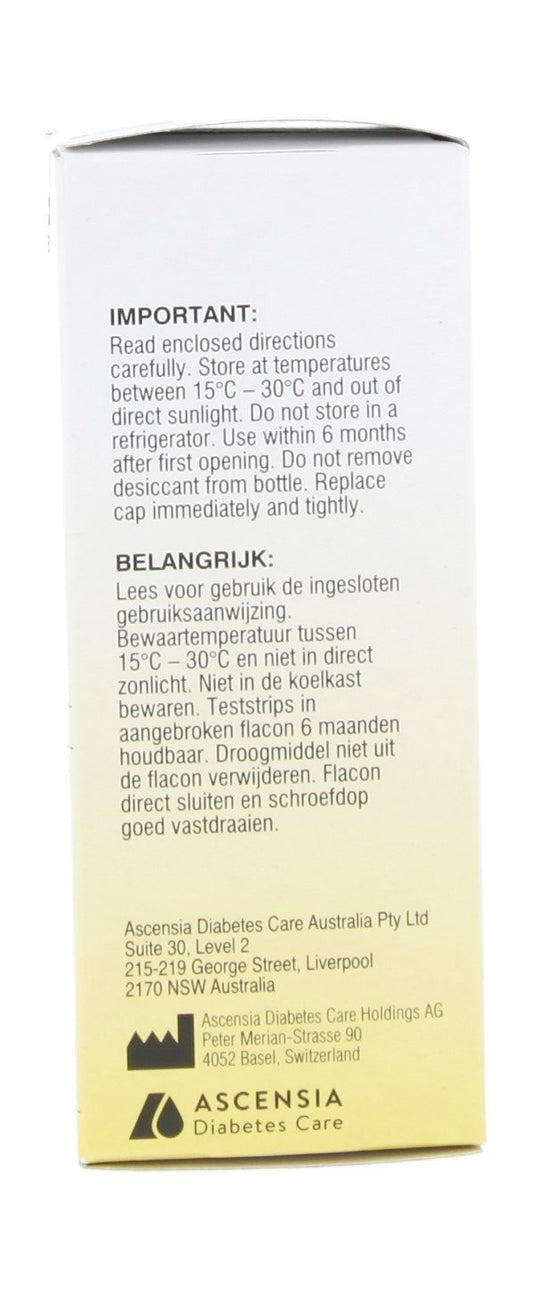 Ketostix Reagent Strips for Urinalysis, Measure Ketone Levels, 50-Count Box