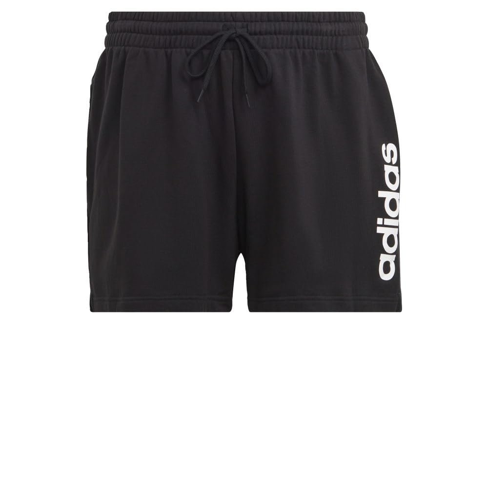 adidas Women's Plus Size Essentials Linear French Terry Shorts