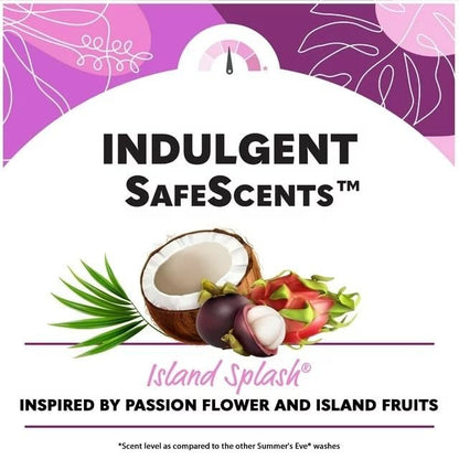 Summer's Eve Cleansing Wash for Sensitive Skin, Island Splash, 15 fl oz (444mL)