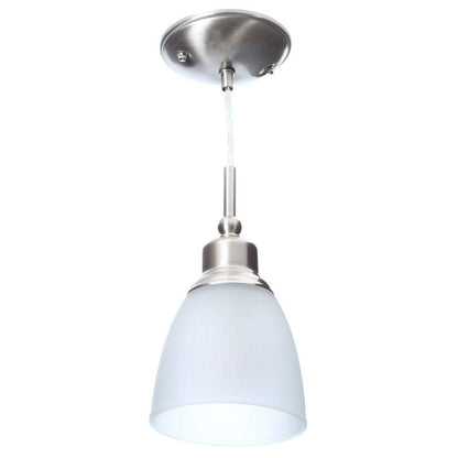 Commercial Electric 1-Light Brushed Nickel Mini-Pendant (3-Pack )