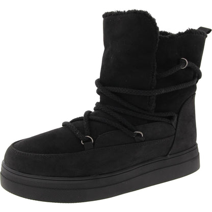 MIA Women's Disa Faux Suede Shearling Fur Lining Cold Weather Boots