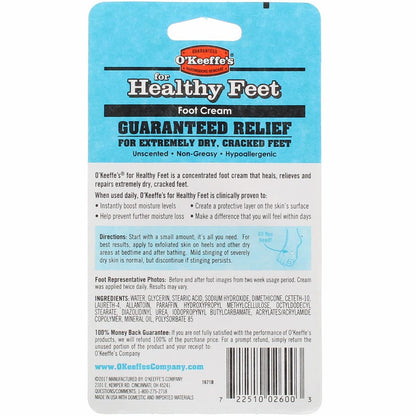 O'Keeffe's For Healthy Feet Daily Foot Cream, 2.7 oz