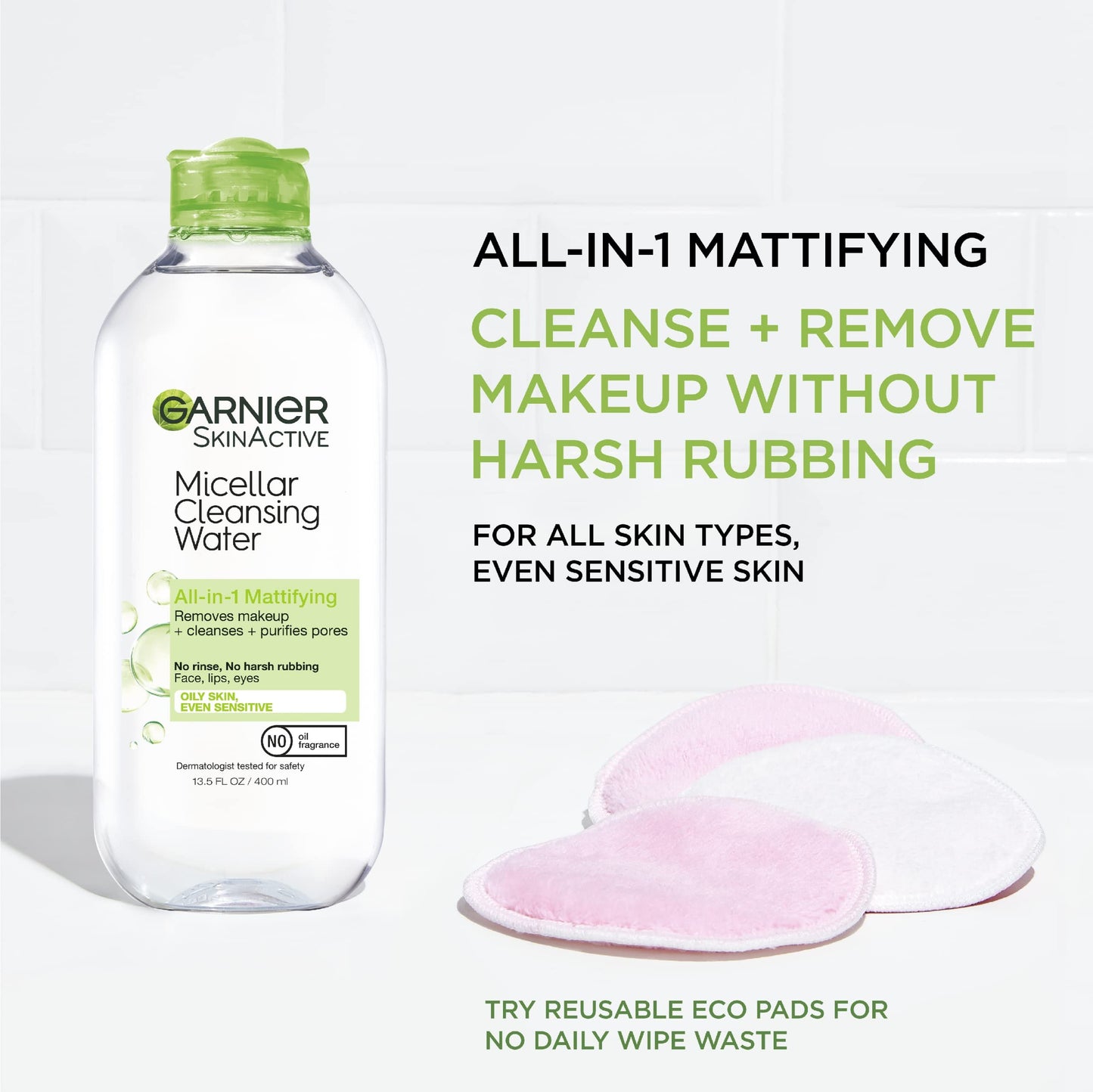 Garnier SkinActive Micellar Cleansing Water, All-in-1 Makeup Remover
