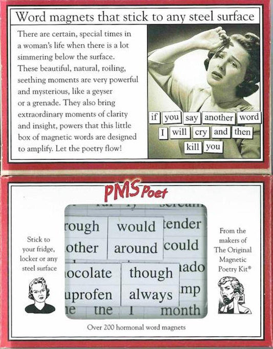 Magnetic Poetry - PMS Poet Kit - Words for Refrigerator - Write Poems and Letters on The Fridge - Made in The USA