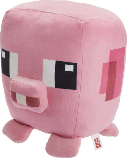 Mattel Minecraft Cuutopia 10-in Pig Plush Character, Soft Rounded Pillow Doll, Video Game-Inspired Collectible Toy Gift for Ages 3 Years & Older