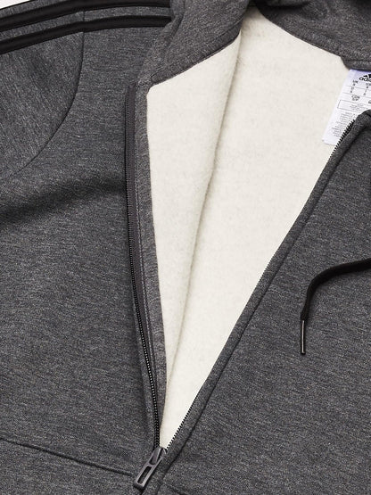 adidas Men's Essentials Fleece 3-Stripes Full-Zip