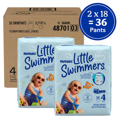 Huggies little swimmers printed swin pants baby