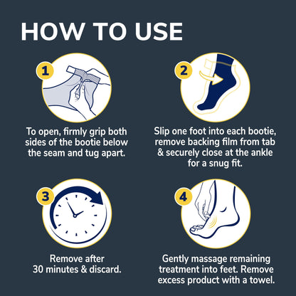 Dr. Scholl's® Tired, Achy Feet Soothing & Reviving Foot Mask, 3 Pair, Warming Booties