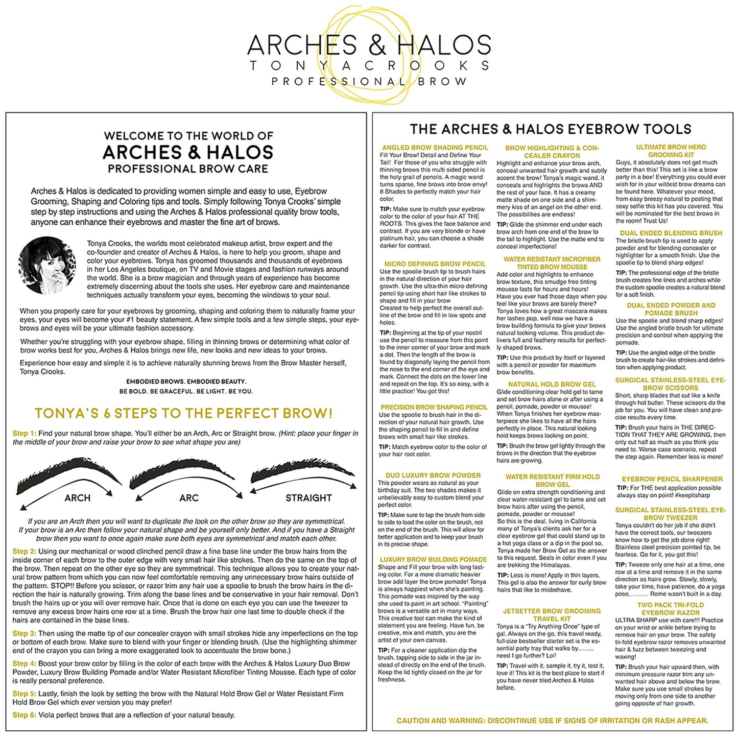 Arches & Halos Duo Luxury Brow Powder