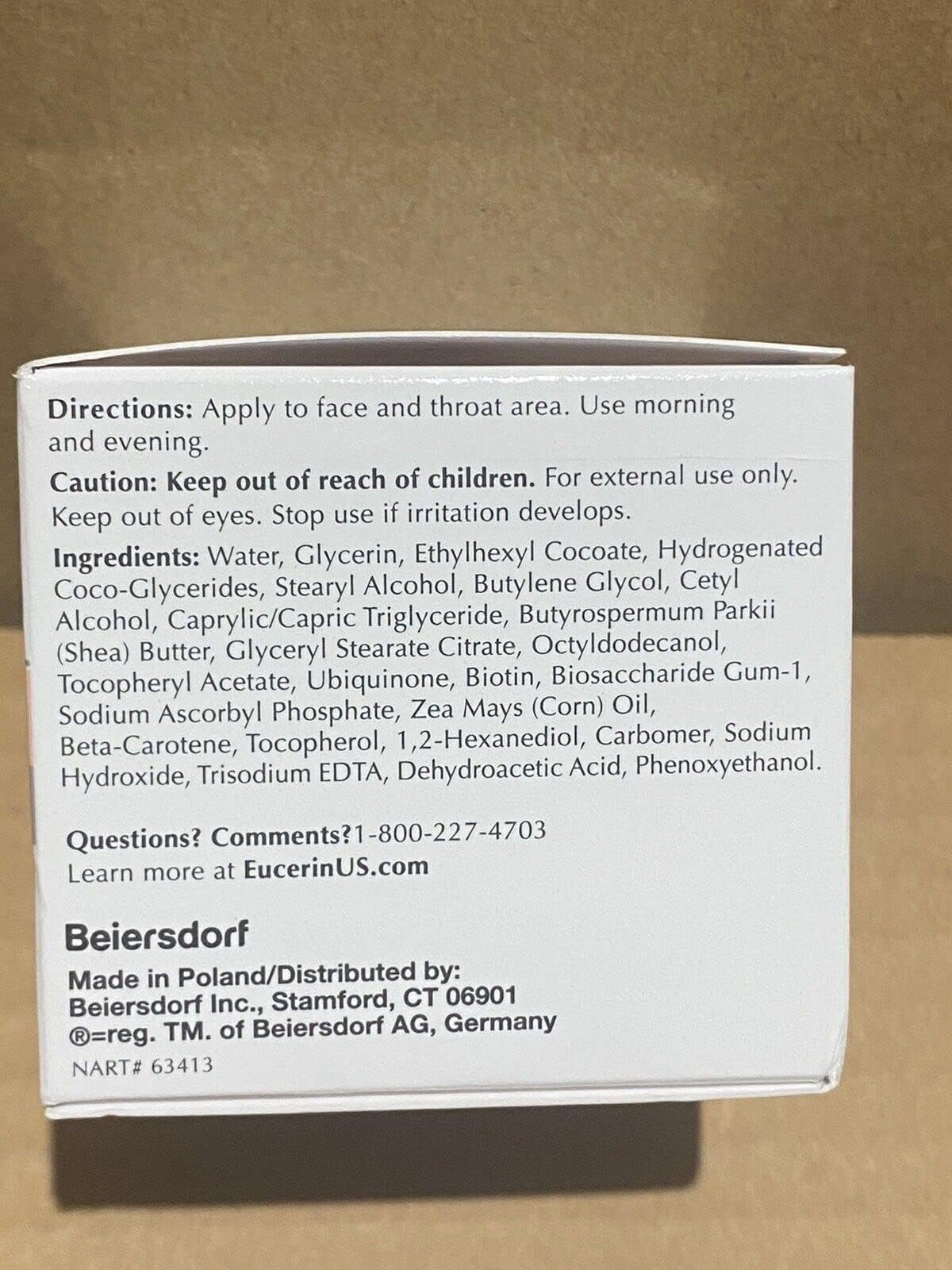 Eucerin Q10 Anti-Wrinkle Sensitive Skin Creme 1.7 oz (48 g)