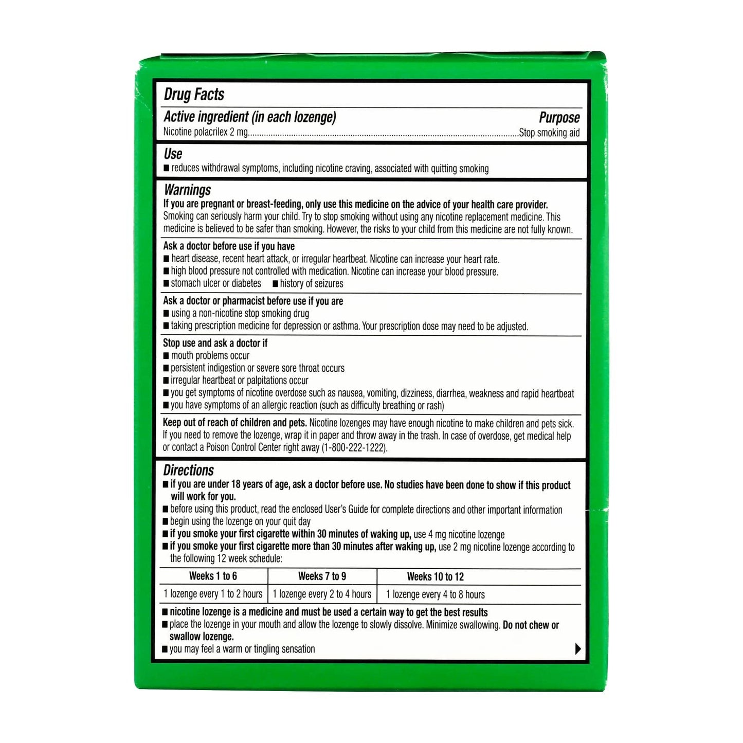 Rite Aid Nicotine Lozenges, 2mg - 81 Lozenges, Mint Flavor, Sugar Free Quit Smoking Products, Stop Smoking Aids That Work, Quit Smoking Aid