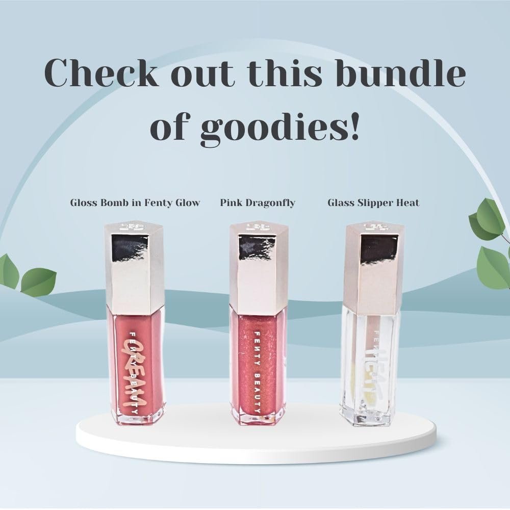 Fenty Beauty by Rihanna Glossy Posse Volume Gloss Bomb Trio