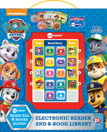 Nickelodeon Paw Patrol Chase, Skye, Marshall, and More! - Me Reader Electronic Reader and 8 Sound Book Library - PI Kids
