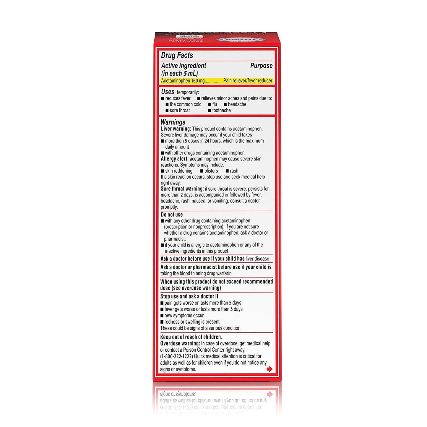 TYLENOL Children's Oral Suspension Grape Splash Flavor 4 oz