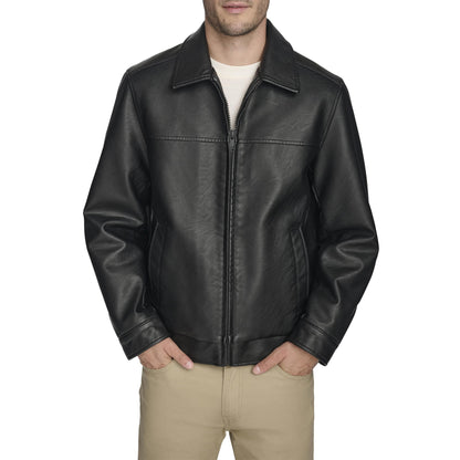 DOCKERS Men's James Faux Leather Jacket (Regular, Big & Tall Sizes)