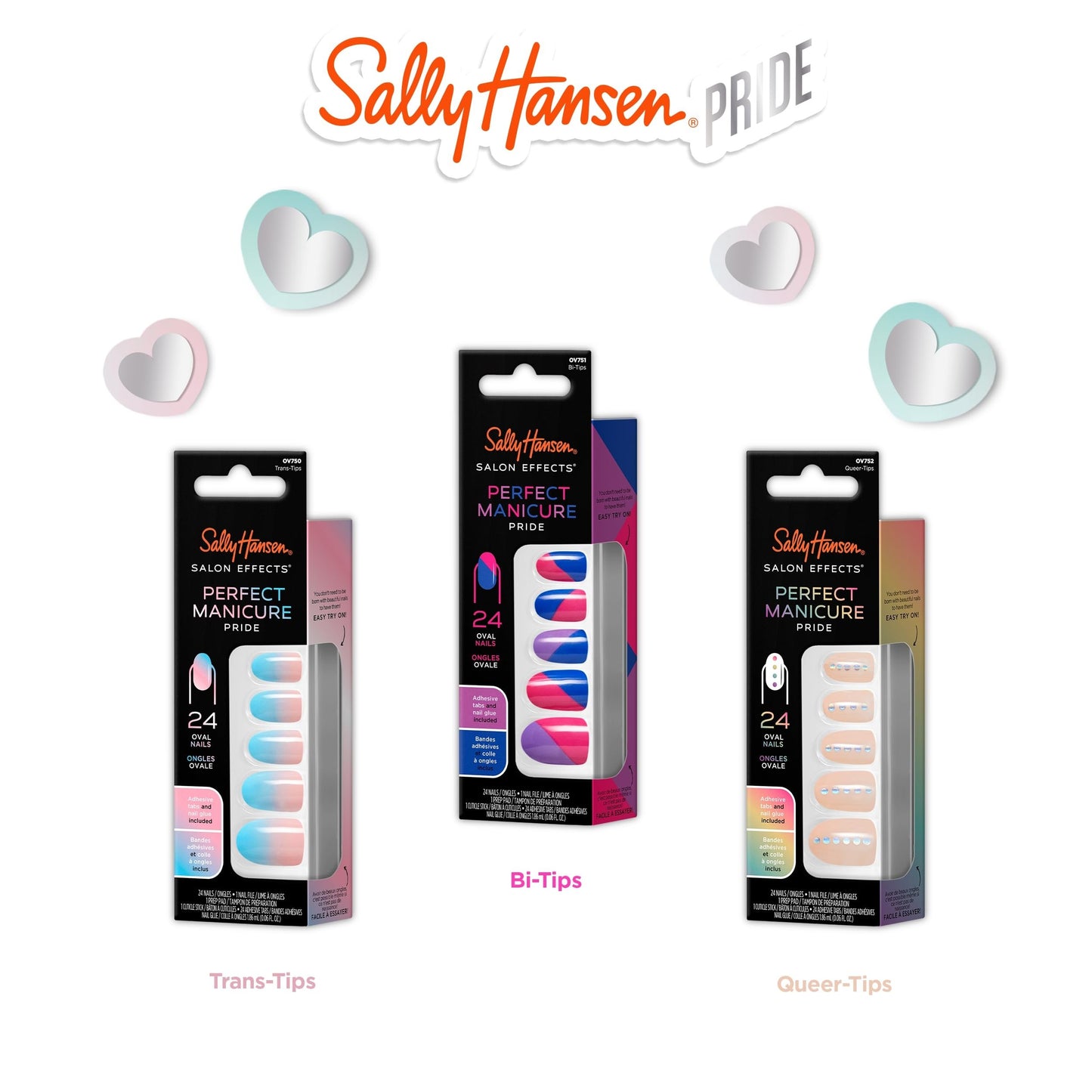 Sally Hansen Salon Effects Perfect Manicure Pride - Bi-Tips