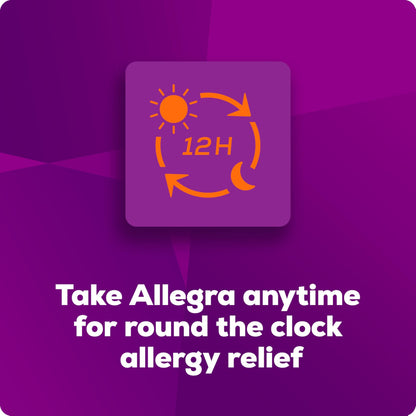 Allegra Children's 12HR Allergy Relief Non-drowsy Antihistamine Liquid, Berry Flavor, Alcohol-Free & Dye-Free