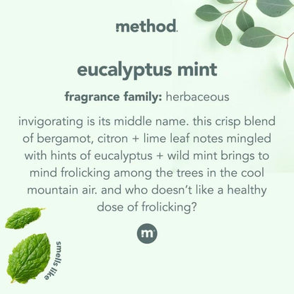 Method Daily Shower, Eucalyptus Mint, 28 OZ (Pack of 1)
