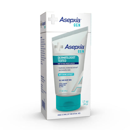 Asepxia GEN Moisturizing Mattifying Cream for Oily Skin, Neutralizes Unwanted Shine, 1.7 Ounce
