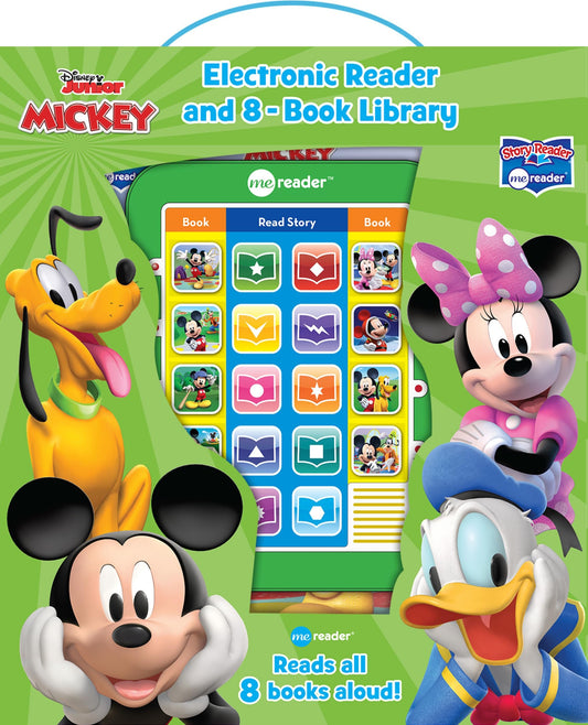 Disney Mickey Mouse - Me Reader Electronic Reader and 8 Sound Book Library - PI Kids