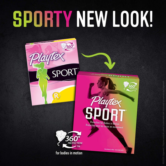 Playtex Super Absorbency Sport Tampons, Unscented, 36 Count
