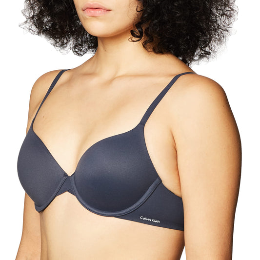 Calvin Klein Women's Perfectly Fit Modern T-Shirt Underwire Bra, F3837, Speakeasy, 40C