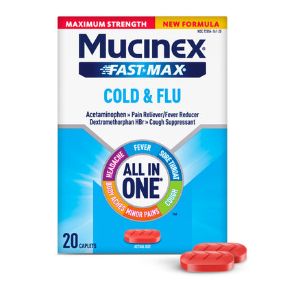 Mucinex Fast-Max Severe Congestion & Cough Medicine for Adults
