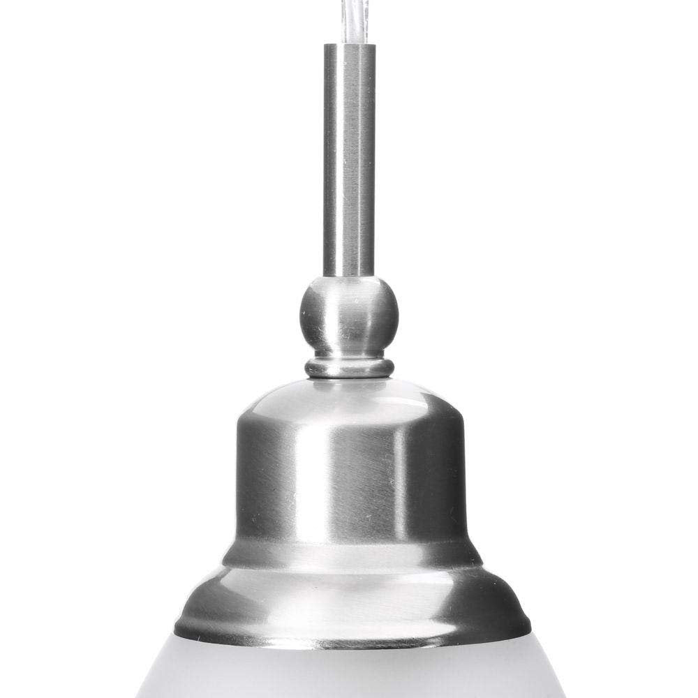 Commercial Electric 1-Light Brushed Nickel Mini-Pendant (3-Pack )