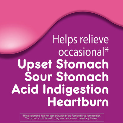 Pepto Kids Gummies, Helps Relieve Occasional Upset Stomach, Acid Indigestion, Sour Stomach and Heartburn, 72 Total (3 Packs of 24)
