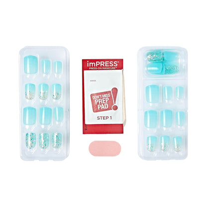 KISS imPRESS No Glue Mani Press On Nails, Design, My Worth'