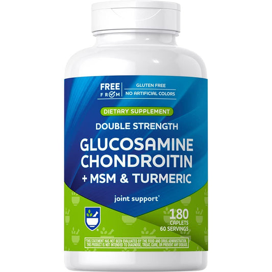Rite Aid Glucosamine Hydrochloride Caplet - Joint Support Supplement, Antioxidant Properties, Helps with Inflammatory Response, Occasional Discomfort Relief for Back, Knees & Hands